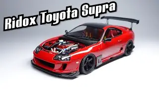 Building A Ridox Toyota Supra. 1/24 Scale Model Car. Part 2/2