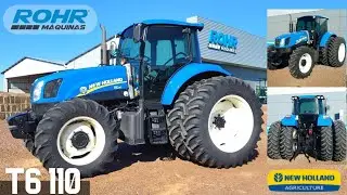 Trator New Holland T6-110 ano 2018 - ROHR MÁQUINAS