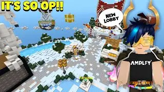 New Christmas Lobby In BedWars Blockman Go