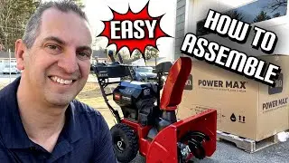 How To Assemble Toro Battery Powered Power Max Snow Blower