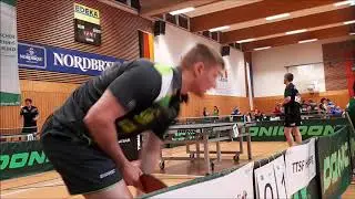 TTSF Hohberg gegen TTV Burgst&auml;dt -  Zeimys vs. Grundermann - Deutscher Pokal der Amateurliege