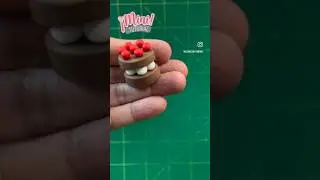 Easy fondant tiny cake  🎂  