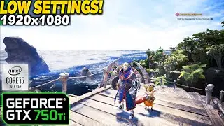 Monster Hunter World Iceborne GTX 750 Tİ - 1080p Low,