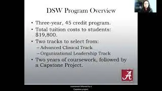 UA DSW Information Session 2021