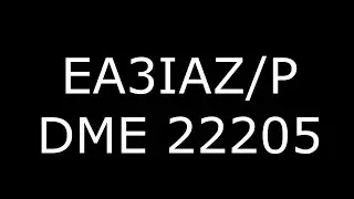 EA3IAZ/P (DME 22205) Mi primera aventura en solitario