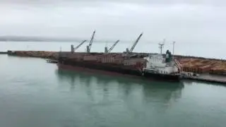 Exporting lumber.