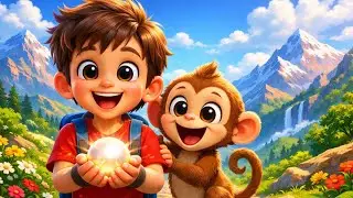 The naughty boy & Milo pearl adventure |magical mountain Story for Kids 