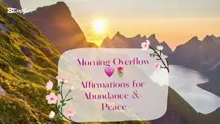 Morning Overflow 🌞 Affirmations for Abundance and Peace