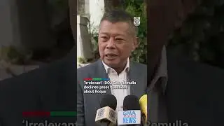 &lsquo;Irrelevant&rsquo;: DOJ Sec. Remulla declines press questions about Roque | June 19