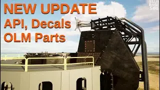 NEW StarbaseSim UPDATE is out with Decals, API and Static Firing of Starship on Pad A