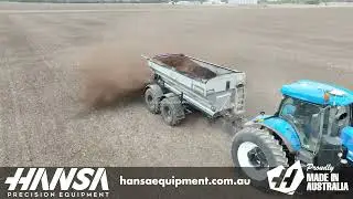 Hansa Spreaders in chook manure