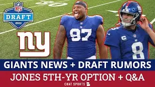 HUGE Giants News On Daniel Jones + NY Giants Draft Rumors On Charles Cross, Evan Neal, Sauce Gardner