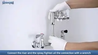 Installation for Wall Mount Deck Mount faucet and Pre Rinse Faucet