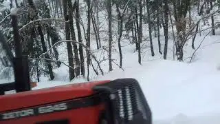 Zetor stuck in snow