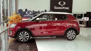 SsangYong Mini SUV - Tivoli Premium 2023 Red Color -  Walkaround Exterior & Interior