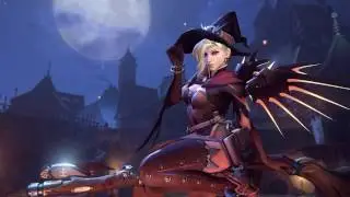 Overwatch Mercy Witch Live Video Wallpaper