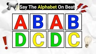 Say The Word On Beat | Levels - Easy - Medium - Hard | The Alphabet Addition