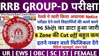 RRB GROUP-D LATEST NEWS TODAY | RRB GROUP D CUT OFF 2026 | RRB GROUP D ANSWER KEY 2026 | RRB