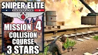 Sniper Elite Resistance - Mission 4, Collision Course - All 3 Stars
