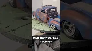 1950 Chevy Step side Pickup AMT Kit #shorts #model #plastic #restore #vintage
