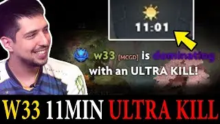 W33 ULTRA KILL IN 11 MIN | Puck Gameplay | Dota 2 Pro Players Clips