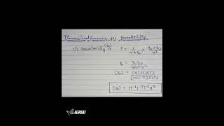 Dimensional formula for permittivity #shorts @egreat_ss