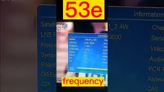 watan TV HD 53e frequency #shorts #youtubeshorts #short