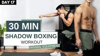 30 Minute Shadow Boxing HIIT Workout - Minimal Equipment | Jeremy Sry