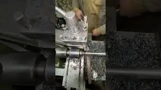 Threading process in metal shaft