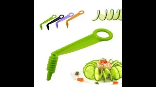 Spiral Slicer Blade Hand Slicer Cutter Cucumber Potato Vegetables Spiral Knife Kitchen Gadgets