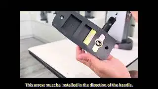 Installation video of mechanical push buttom lever lock