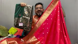 Saree live  Collection 😱  Live🥰Paithani Duniya live | Saree live