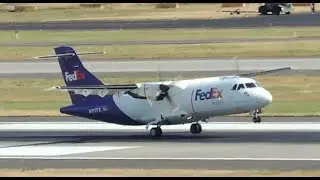 FedEx Feeder (Empire) ATR-42F [N917FX] landing in PDX