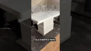 Table 2in1 extensible et relevable chez Maison des Meubles ✔️ #decoration #inspiration #ameublement