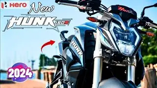Hero Hunk 160R 2024 ⛽ New Hero Hunk 160r || Price, Features, Mileage ? Review ✅