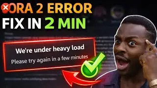 How to FIX Sora 2 we are under heavy load | Sora 2 problem we are under heavy load