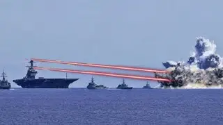 US Tests Deadliest Weapon on New Aircraft Carrier in Strait of Hormuz