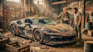 ASMR Car Restoration| I Bought A Wrecked Supercar For Pennies and 