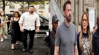 Ben Affleck & J.Lo Go Casual In Pants As They Hold Hands On 2nd Louvre Visit in Paris: Photo