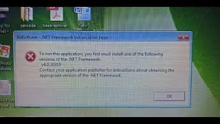 How to install Microsoft dot net framework 4.5 in Hitech Billing software