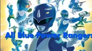 All Blue Ranger Morphs (Mighty Morphin to Dino Fury)