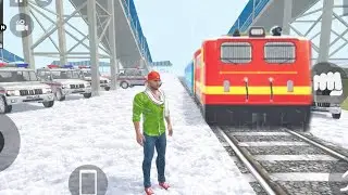 City Covered in Ice ❄️ | No Snowfall, Full Chaos at Railway Station | Indian Theft Auto