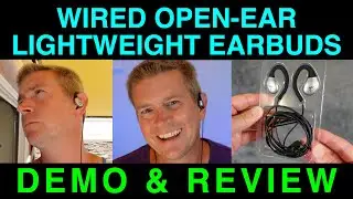 RESOLVE Wired Open-Ear Earbuds Comfortable & Lightweight by Avantree Review & Demo