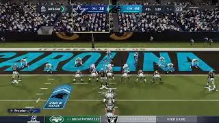 Madden 21 Panthers Vs Cowboys Playoffs!!