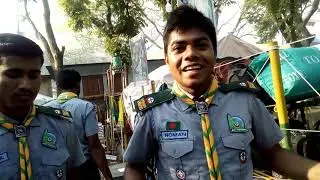 16th Dhaka District Rover Mut Program in Nobojug college 2019