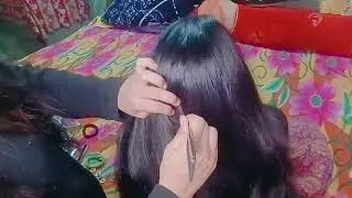 ASMR very relaxing scalp scrating 😌My sister had a great experience😌😴😴