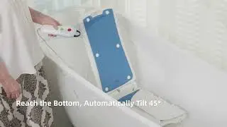 VOCIC Lightweight Electric Bath Lift Chair Operation Guide | Pro - 2