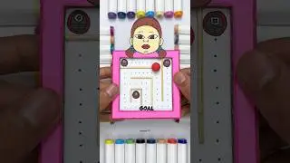 Squid Game Season 2 Cardboard Maze Game | The Ultimate DIY Challenge Fun & Easy Craft #shorts #squid