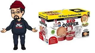 Red Copper Cookware Set - BULBHEAD