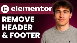Как удалить заголовок и нижний колонтитул в Elementor (Учебное пособие 2026)